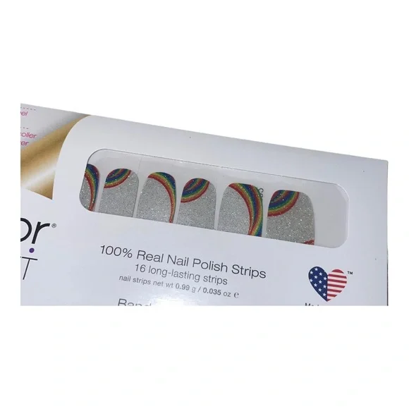 Color Street TAKE PRIDE Rainbow Silver Glitter Set - Picture 4 of 7